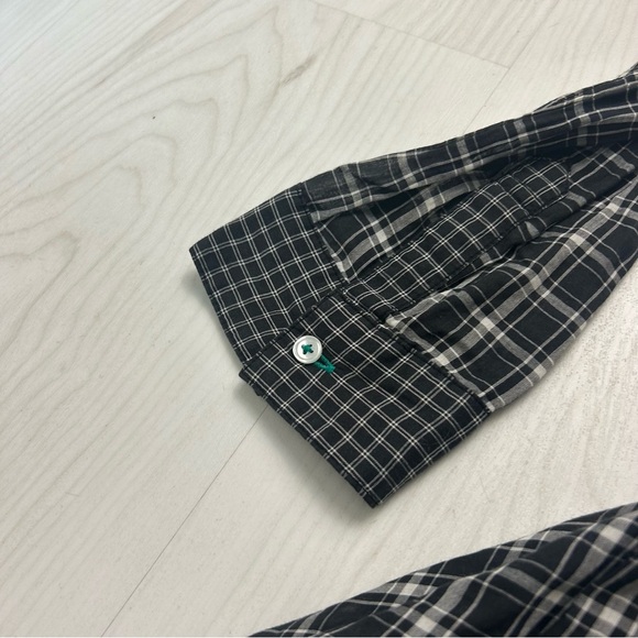 Moulinette Soeurs Anthropologie 100% Cotton Plaid Mini Dress Whimsy Goth Size 6 - Picture 6 of 9